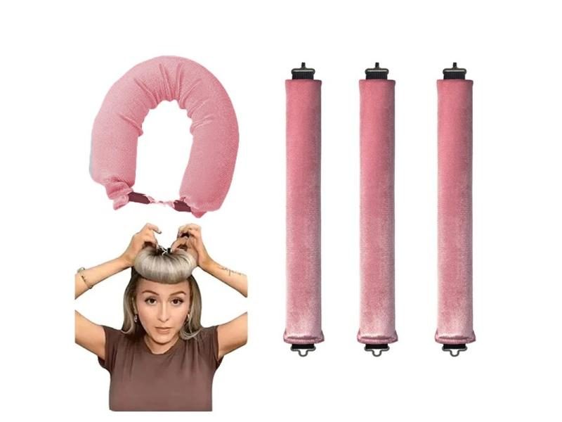 3/1pc Heatless Hair Curler No Heat Lazy Hair Rollers Overnight Sleeping Curling Carousel 1