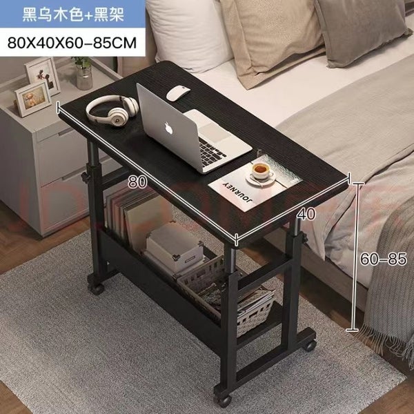 Adjustable Moveable Computer Table 80cm Carousel 2
