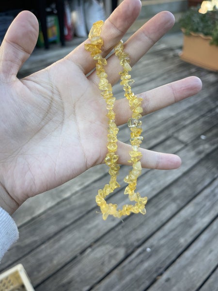 Citrine chips beads Carousel 1