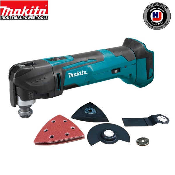 MAKITA DTM51ZX5 MULTITOOL With Accessory Kit! Cuts - Sands- Scrapes - Files Carousel 1