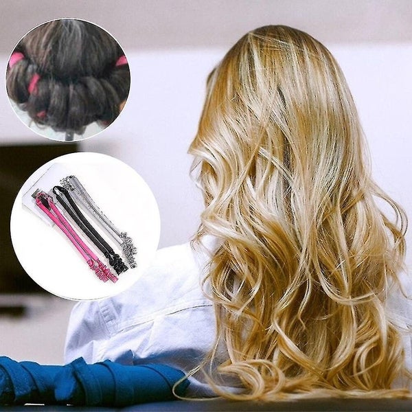 Sleeping Hair Rollers Flexible Curling Rods Magic Wave Hair Curler No Heat Spira Carousel 2
