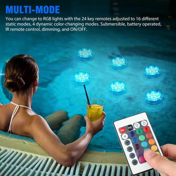 Submersible LED Bulb Underwater Light Fountain Swimming Pool Lamp Carousel 2