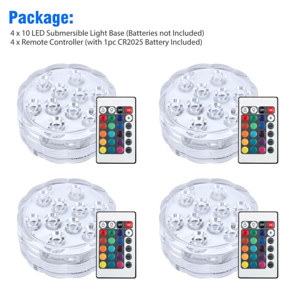 Submersible LED Bulb Underwater Light Fountain Swimming Pool Lamp Carousel 9