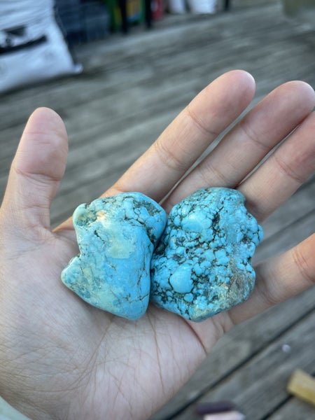 Blue howlite set Carousel 1