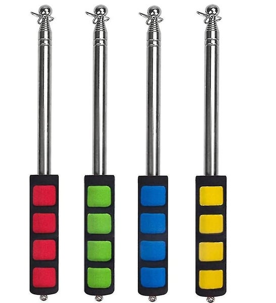 1.2m stainless steel retractable guide pole, flag pole, teaching pointer Green Carousel 4