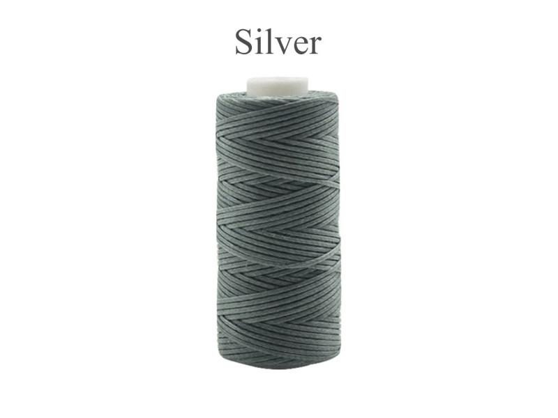 50m 0.8mm Thickness Waxed Thread For Leather Waxed Cord Flat Waxed Sewing Line Carousel 1