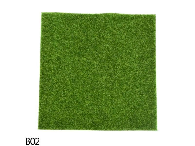 15/30cm Green Turf Grass Mat For Home Garden DIY Wedding Decoration Carousel 1