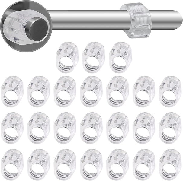 24 Pack Clear Door Handle Stoppers To Protect Door Handles From Walls And Furn Carousel 1