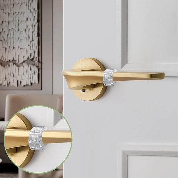 24 Pack Clear Door Handle Stoppers To Protect Door Handles From Walls And Furn Carousel 5