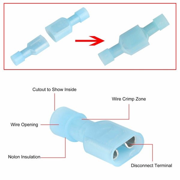 Wire Spade Terminal Crimp Connector Set Carousel 2