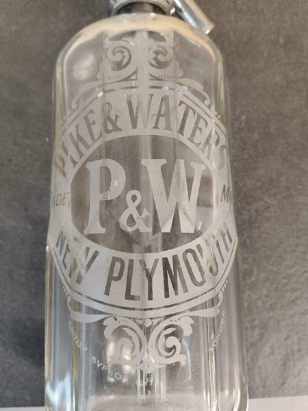 Pike and Waters New Plymouth soda bottle Carousel 1