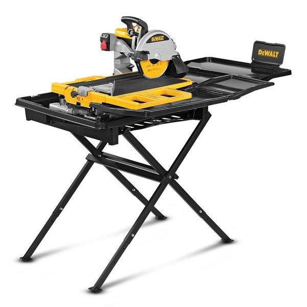 NEW! Dewalt D36000-XE 2200W 254mm (10") Wet Tile Saw and Stand D240001-XJ Carousel 1