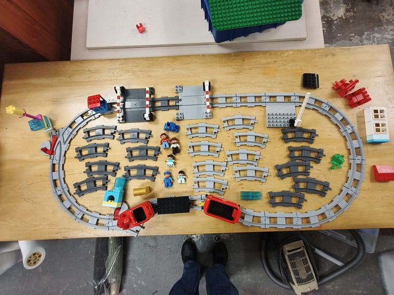 Duplo Lego train set Carousel 1