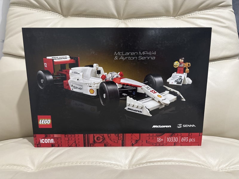 $1 Reserve LEGO Icons 10330 - McLaren MP4/4 & Ayton Senna ~NEW! Ping Available~ Carousel 1