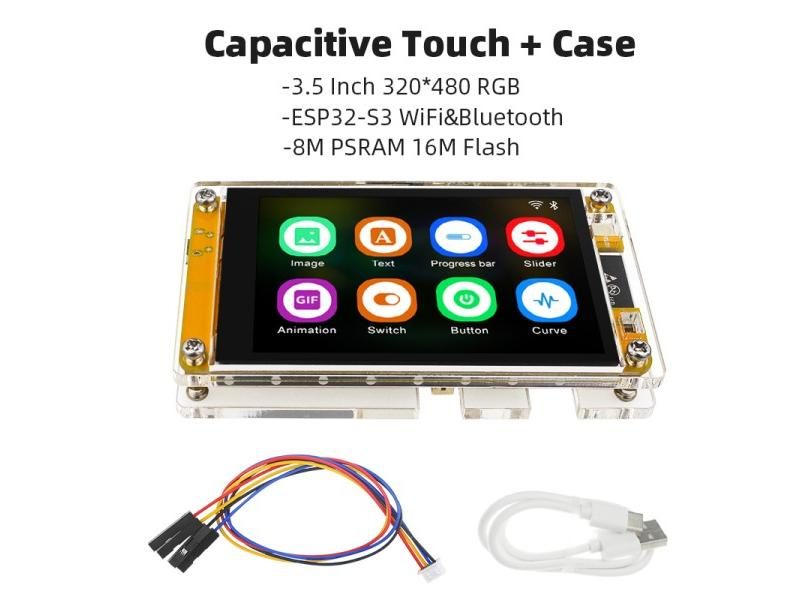 3.5 Inch 320*480 Smart Display For Arduino LVGL ESP32 WIFI Bluetooth Carousel 1