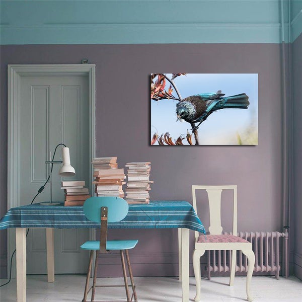 Framed $1 RESERVE 1 Panel Canvas Art Print - Tui Carousel 2