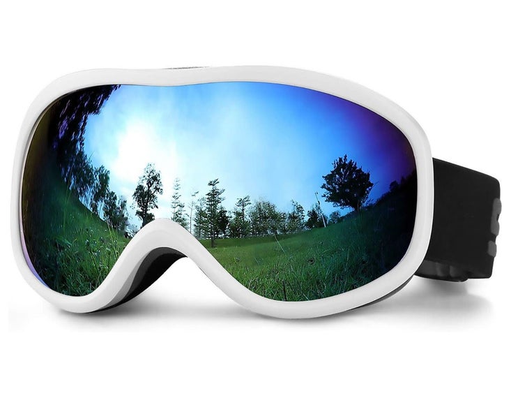 Ski Goggles Over Glasses, Dual Lens, Anti-Fog & UV for Men, Women, Youth-Style A Carousel 1