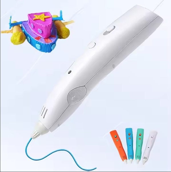 Low Temperature 3D Pen for 3d Printing Pen with PCL Filament-White Carousel 1