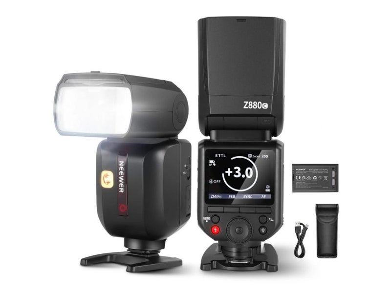 NEEWER 5600K 76Ws TTL Flash Speedlite For Canon Carousel 1