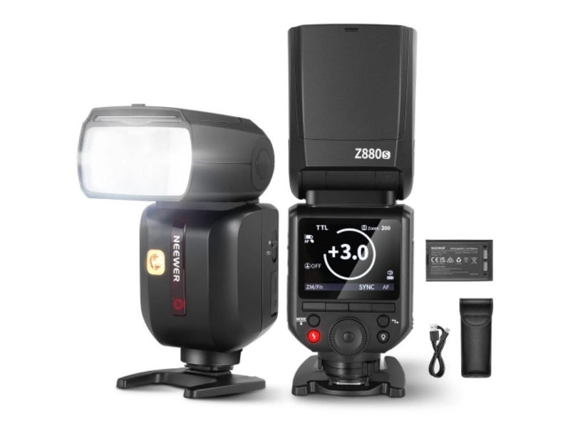 NEEWER GN60 5600K 76Ws TTL Flash Speedlite For Nikon Carousel 1