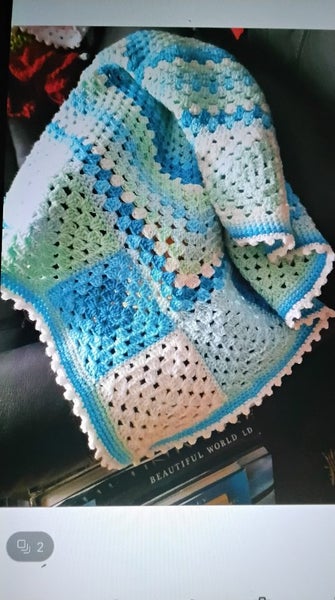 Crochet Blanket/Throw. Carousel 1