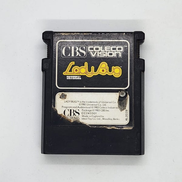 Lady Bug CBS Coleco Vision Game Cartridge Carousel 1