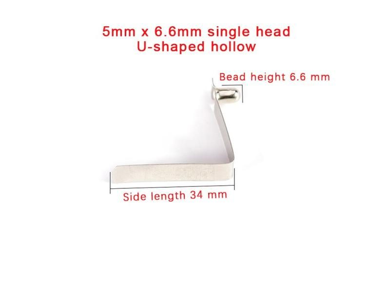 10Pcs 5mm Double Single Hollow Button Clips Kayak Paddle Snap Spring Clip Tent Carousel 1
