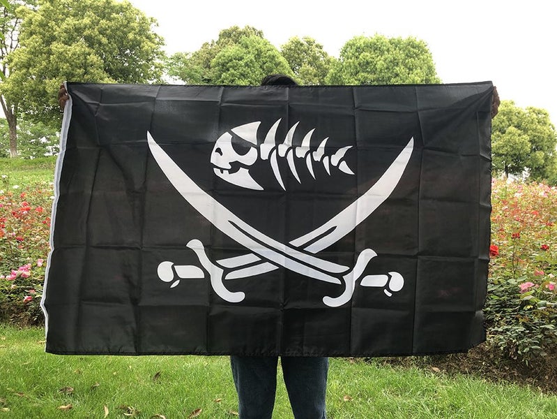 90x150cm 3x5fts jolly roger Skull Cross bones Pirate Brethren of The Carousel 1