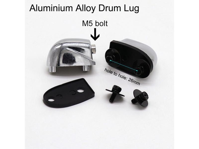High Quality Sliver Two Side Lug Snare Drum Lugs Double End Tom Lug With Screws Carousel 1