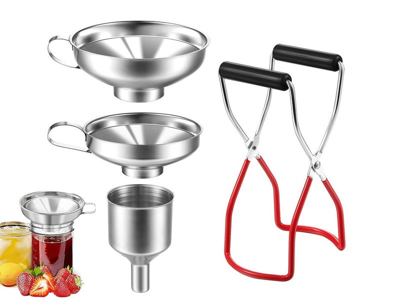 New Stainless Steel Canning Funnel Set Sale Sale Carousel 1