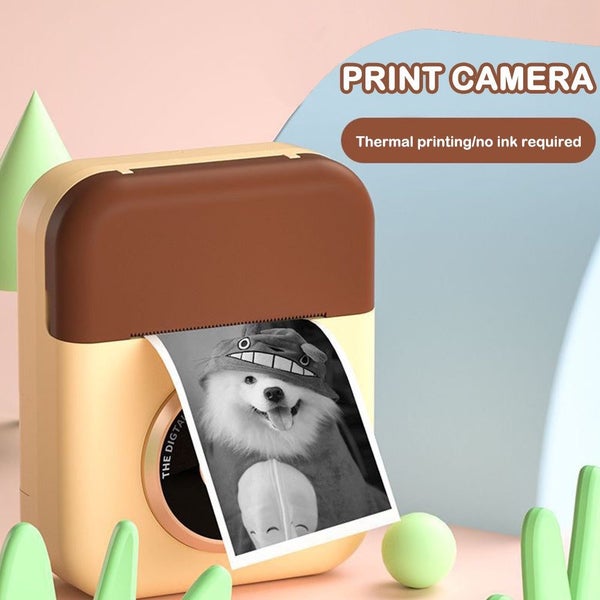 Thermal Printing Children's Camera dual cameras with 2.4 inch HD screen- USB ... Carousel 13