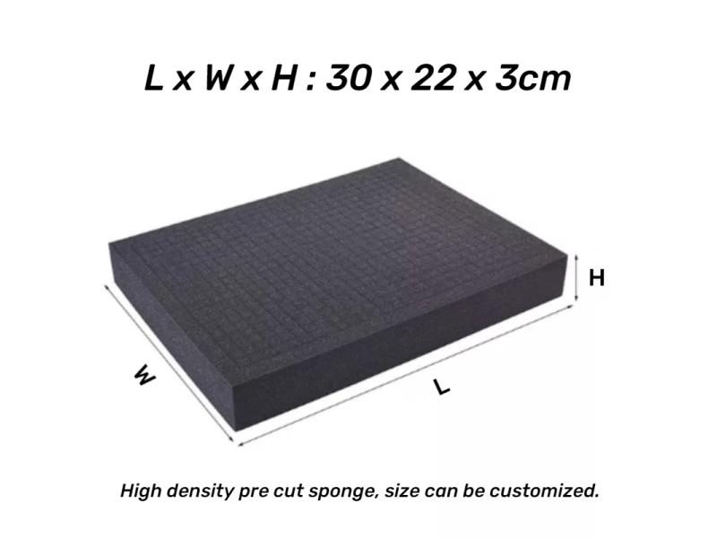 Pre-cutting Foam Insert High Density Pick Pluck Toolbox Foam For Hard Case And Carousel 1