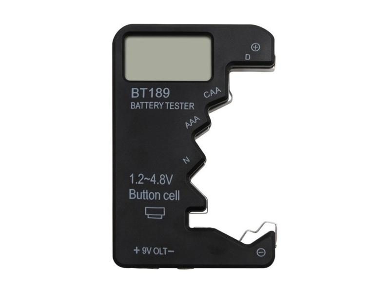 Ultra-small Battery Tester 9V AA AAA Button Cell Universal Household LCD Carousel 1