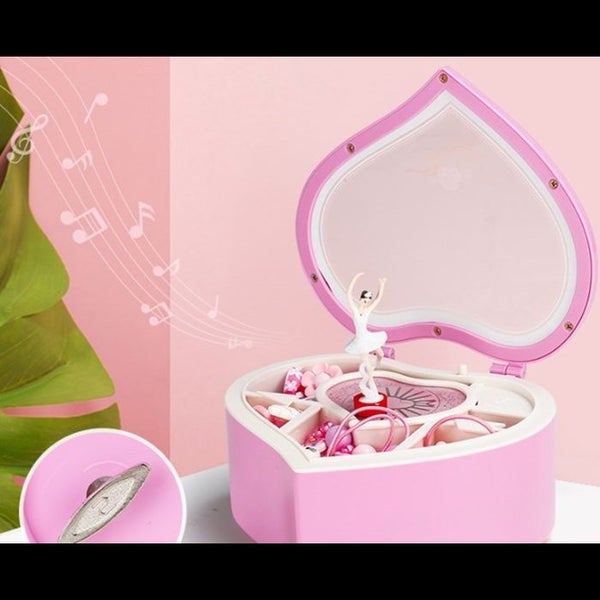 Girls'Jewelry Box Children's Jewelry Box Music Ballet Box Girls'Jewelry Box Carousel 3