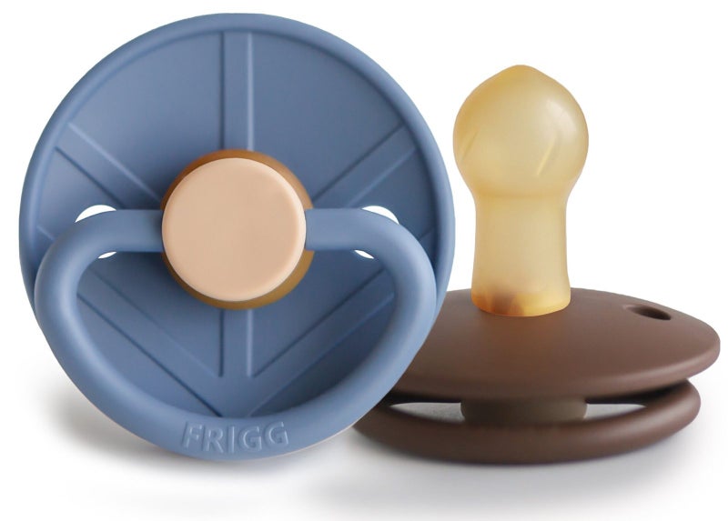 Frigg: Little Viking Natural Rubber Latex Pacifier 2 Pack - Harald / Bjorn... Carousel 1
