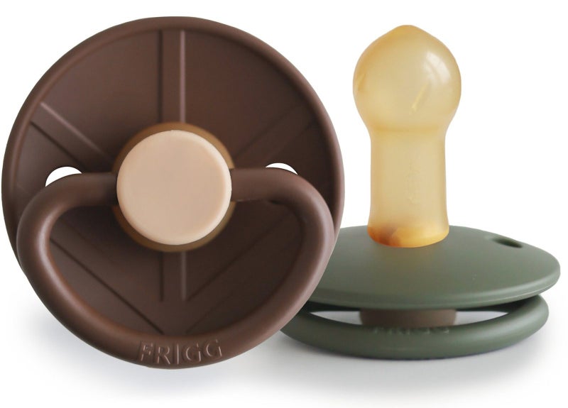 Frigg: Little Viking Natural Rubber Latex Pacifier 2 Pack - Bjorn / Ragnar... Carousel 1