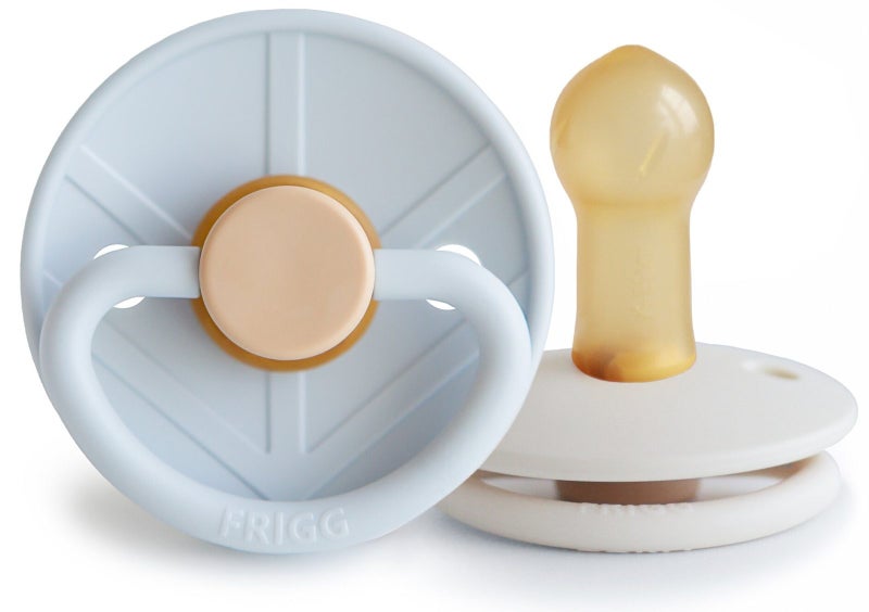 Frigg: Little Viking Natural Rubber Latex Pacifier 2 Pack - Knud / Sigrid... Carousel 1