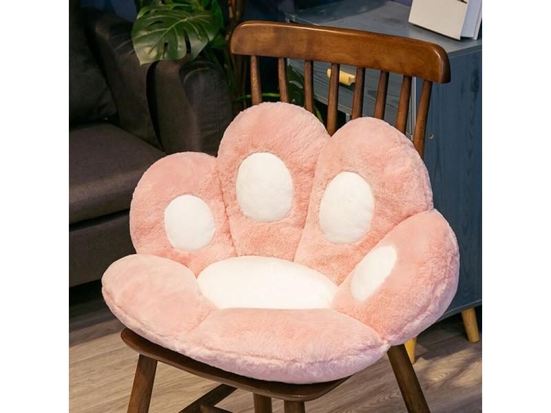 Cat Paw Back Soft Pillows Plush Chair Cushion Sofa Indoor Floor Home Chair Carousel 1