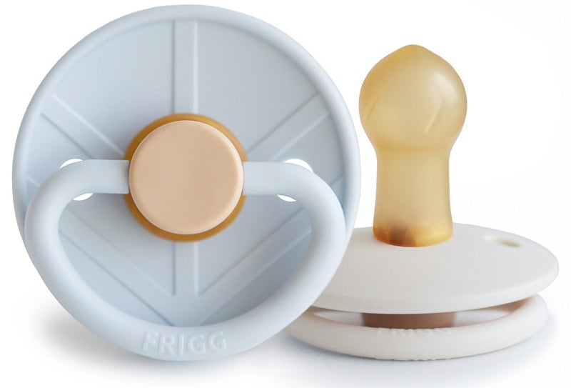 Frigg: Little Viking Natural Rubber Latex Pacifier 2 Pack - Knud / Sigrid... Carousel 1