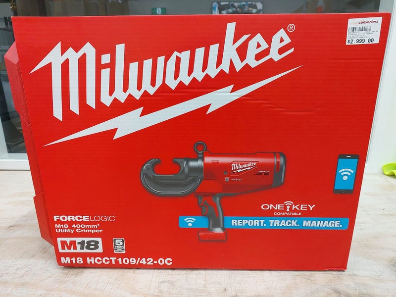 MILWAUKEE FORCE LOGIC M18 400mm Utility Crimper (M18 HCCT109/42-0C) Carousel 1