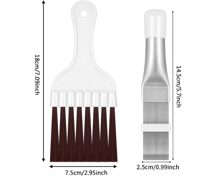 Air Conditioner Condenser Fin Comb, Fin Cleaning Brush Air Conditioner Fin Carousel 2
