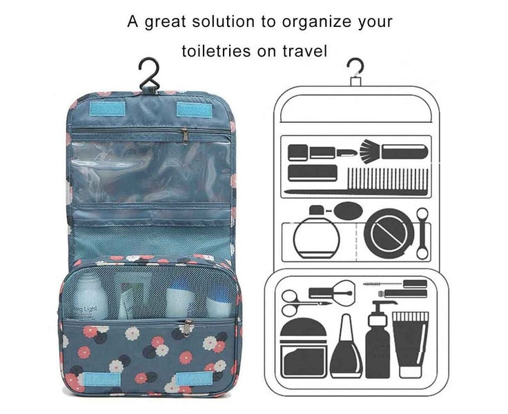 Youngshion Large Capacity Hanging Toiletry Wash Bag Portable Waterproof Makeu Carousel 2