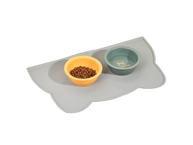 Waterproof Pet Mat For Dog Cat Solid Color Silicone Pet Food Feeding Pad Pet Carousel 1