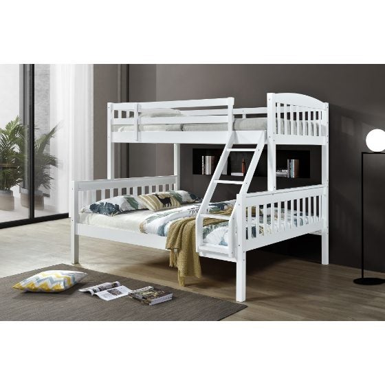 ZARA QUEEN-KING SINGLE BUNKS WHITE COLOUR Carousel 1