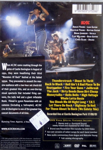 AC/DC Live at Donington DVD Carousel 2