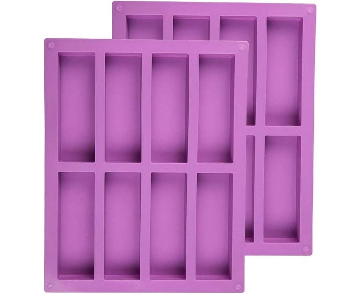 Silicone Bar Mold, 2 Pieces Rectangular Silicone Mold Pastry Silicone Cake Carousel 1