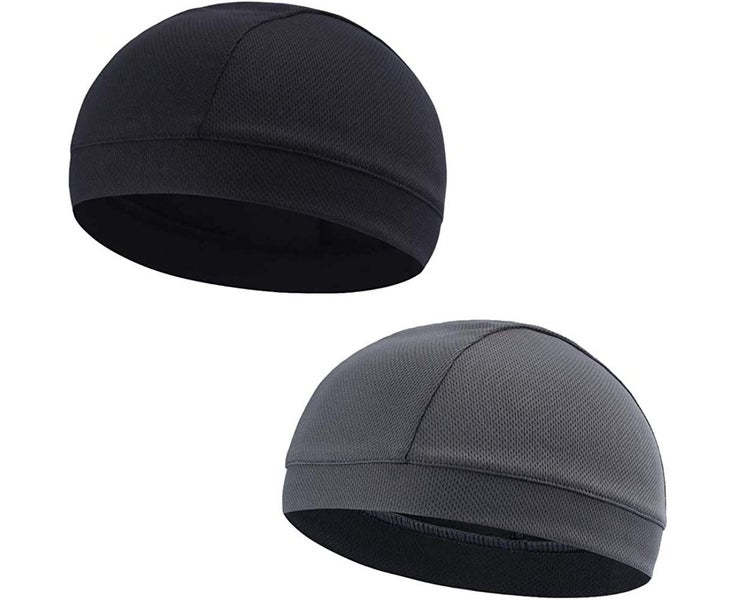 2pcs Cooling Skull Cap Helmet Liner - Sweat Wicking Beanie Caps Head Wraps Carousel 1