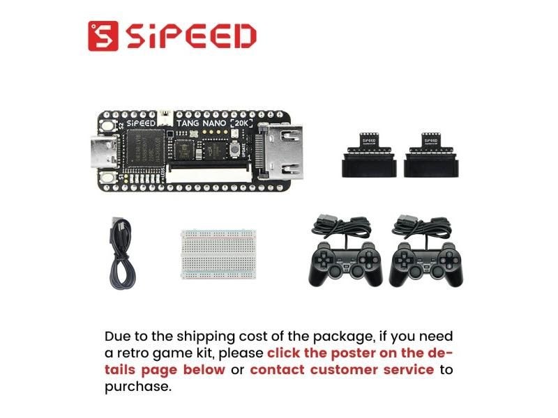 Sipeed Tang Nano 20K FPGA Development Board RISCV Linux Retro Game Player Carousel 1