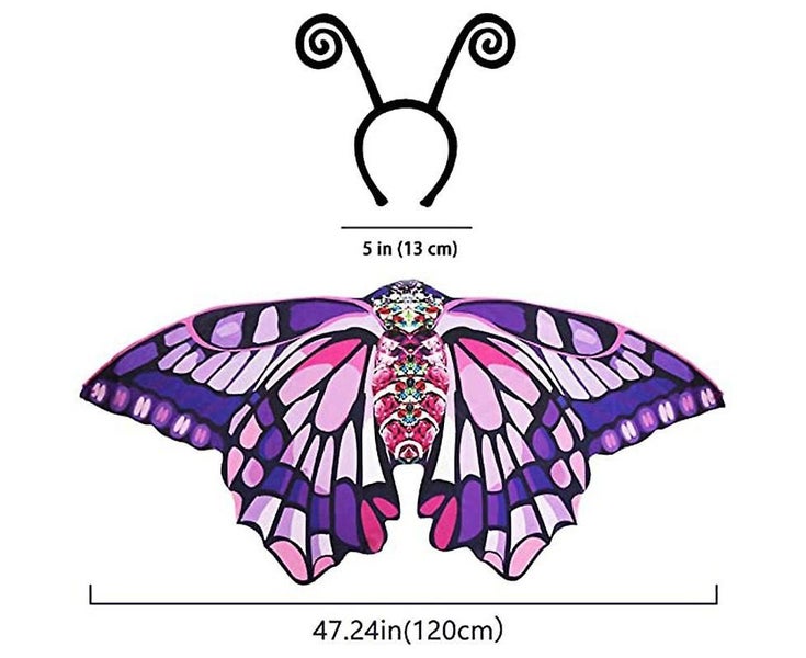 Children's Ballet Tutu Butterfly Wings Mask Set Mesh Tutu Dress Dress Up Co Carousel 2