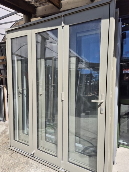 Double Glazed Lichen Job lot, Bifold Doors & Sliders. Will sell individually Carousel 1